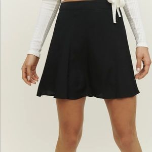 Reformation black Florence mini skirt size 2